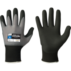 Pirštinės POWERFIT SUPERFLEX aplietos nitrilu 